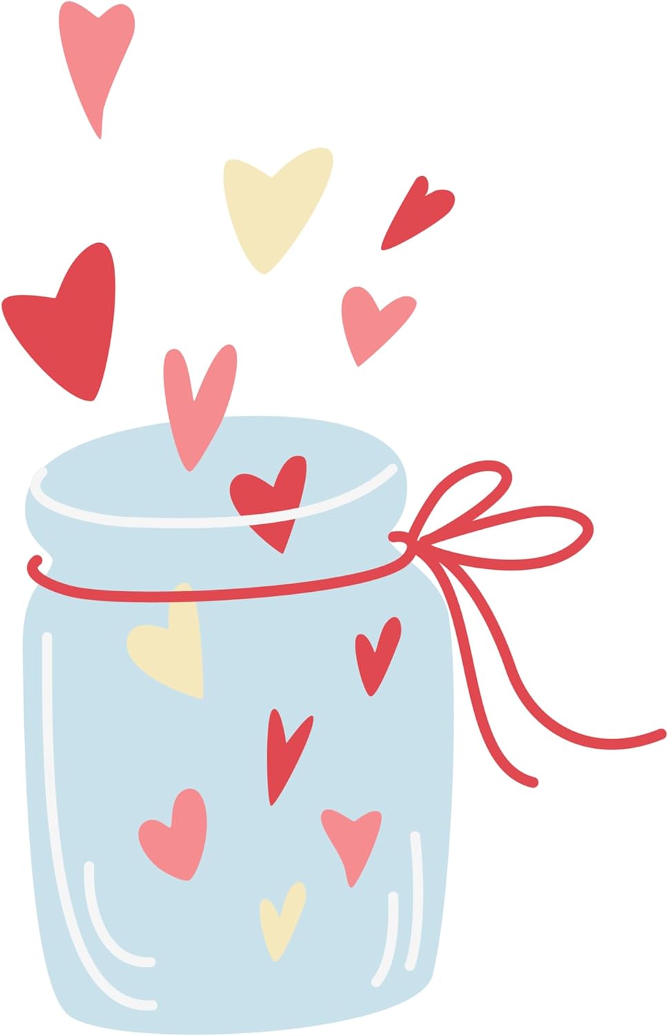 Inspirational Quote A Jar Full of Love Motivational Sticker Vinyl Decal Motivation Stickers- 5" Vinyl Sticker Waterproof