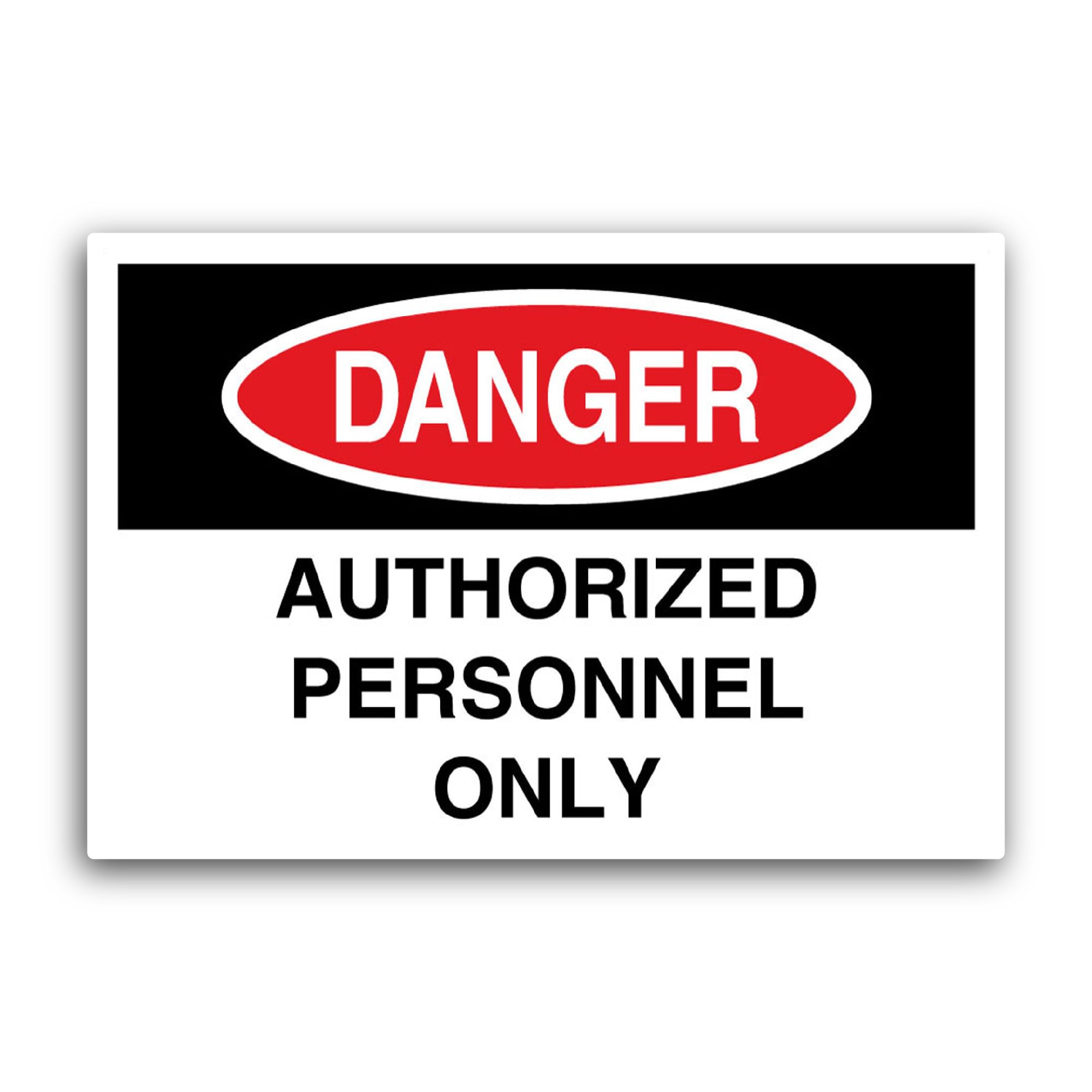 2 (Pieces) 3" and 5" Craftsman Metal Construction Sticker, Waterproof Vinyl Decals for Many Purpose 