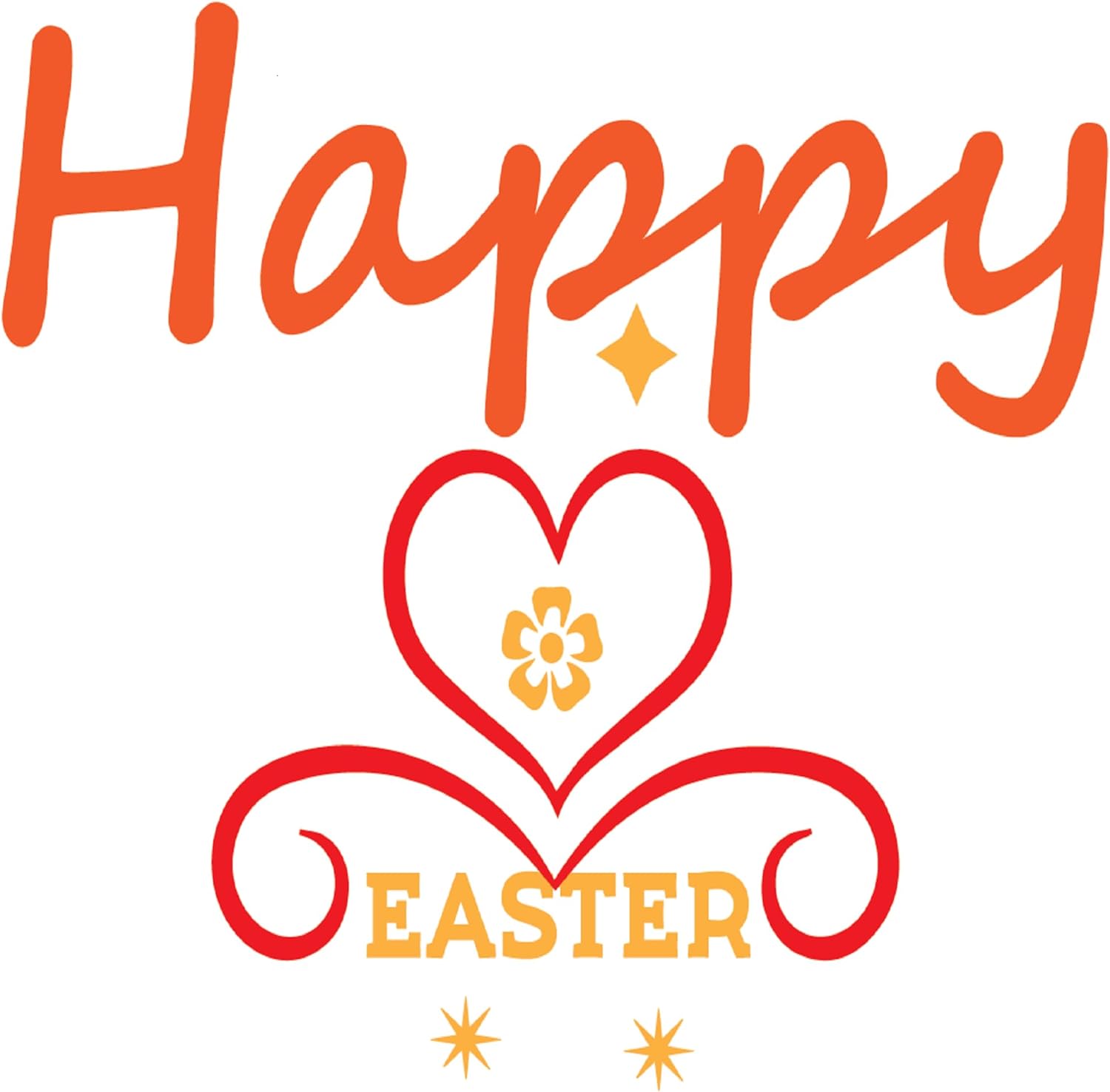 Inspirational Quote "Happy Easter" Motivational Sticker Vinyl Decal Motivation Stickers- 5" Vinyl Sticker Waterproof