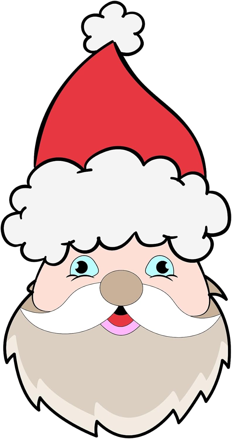 Inspirational Quote Pink Santa Claus Motivational Sticker Vinyl Decal Motivation Stickers- 5" Vinyl Sticker Waterproof