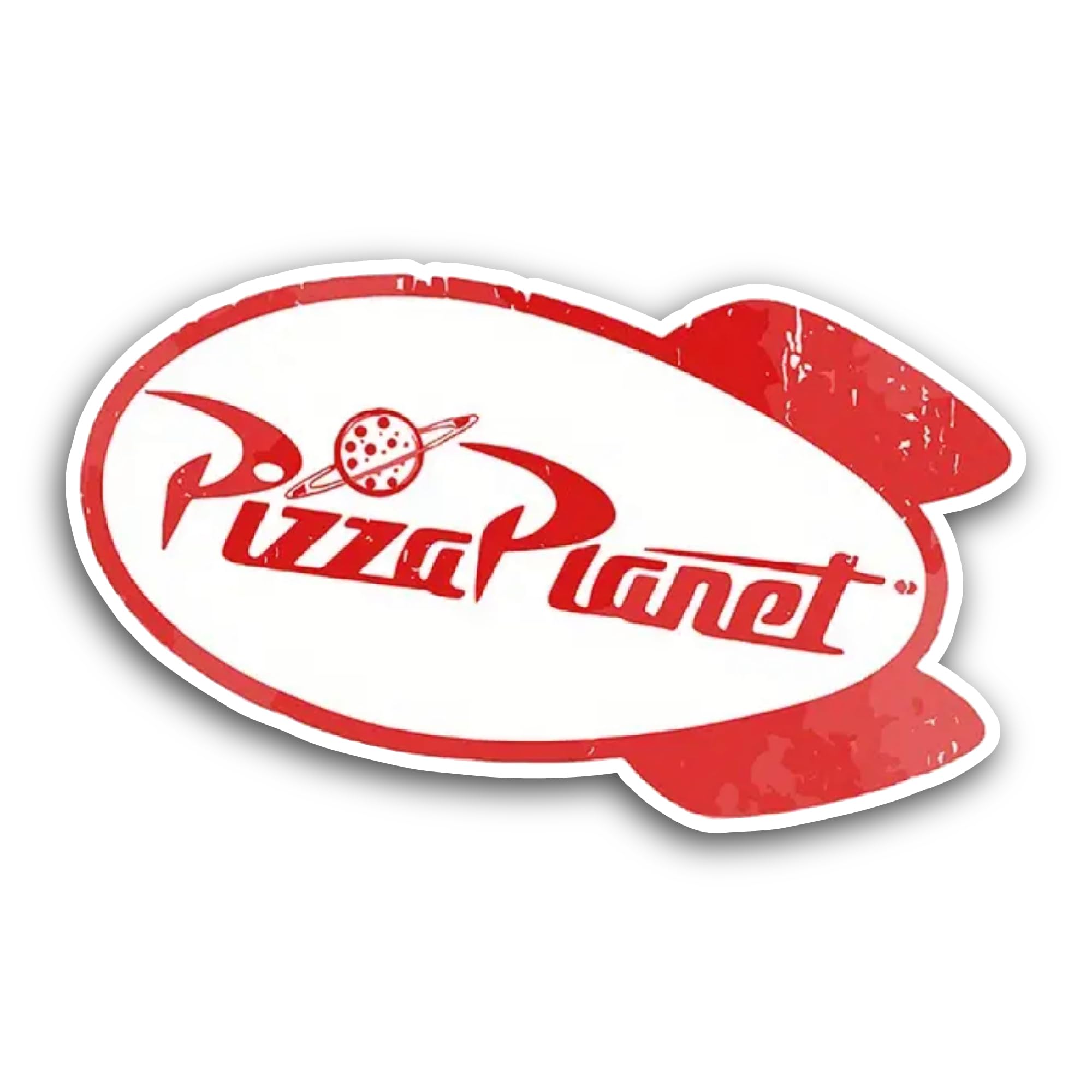 2 (Pieces) 3" and 5" Furry & Bright Sticker, Waterproof Vinyl Decals for Many Purpose Like Cars, Tru
