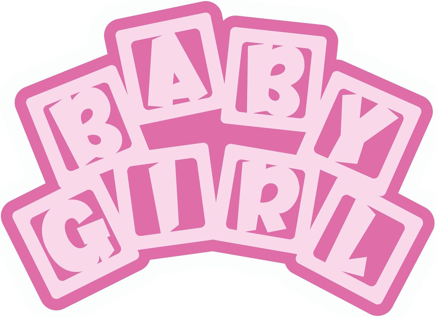 Inspirational Quote Baby Girl Motivational Sticker Vinyl Decal Motivation Stickers- 5" Vinyl Sticker Waterproof