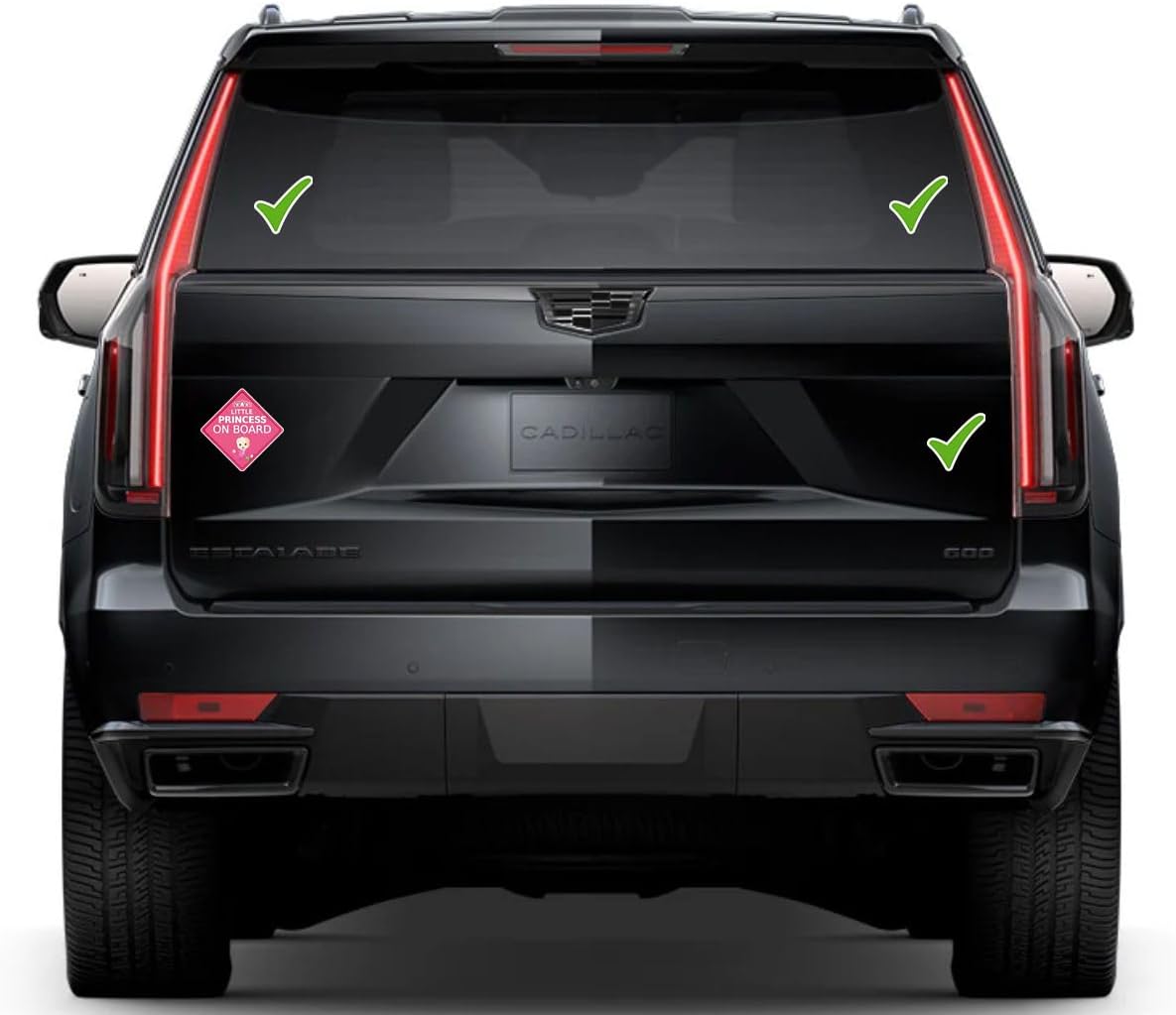 Little Princess on Board Text Window Vinyl Decal Sticker 6" (White), Waterproof Vinyl Decals for Many Purpose Like Cars, Trucks, Laptops, Phones, Windows and More