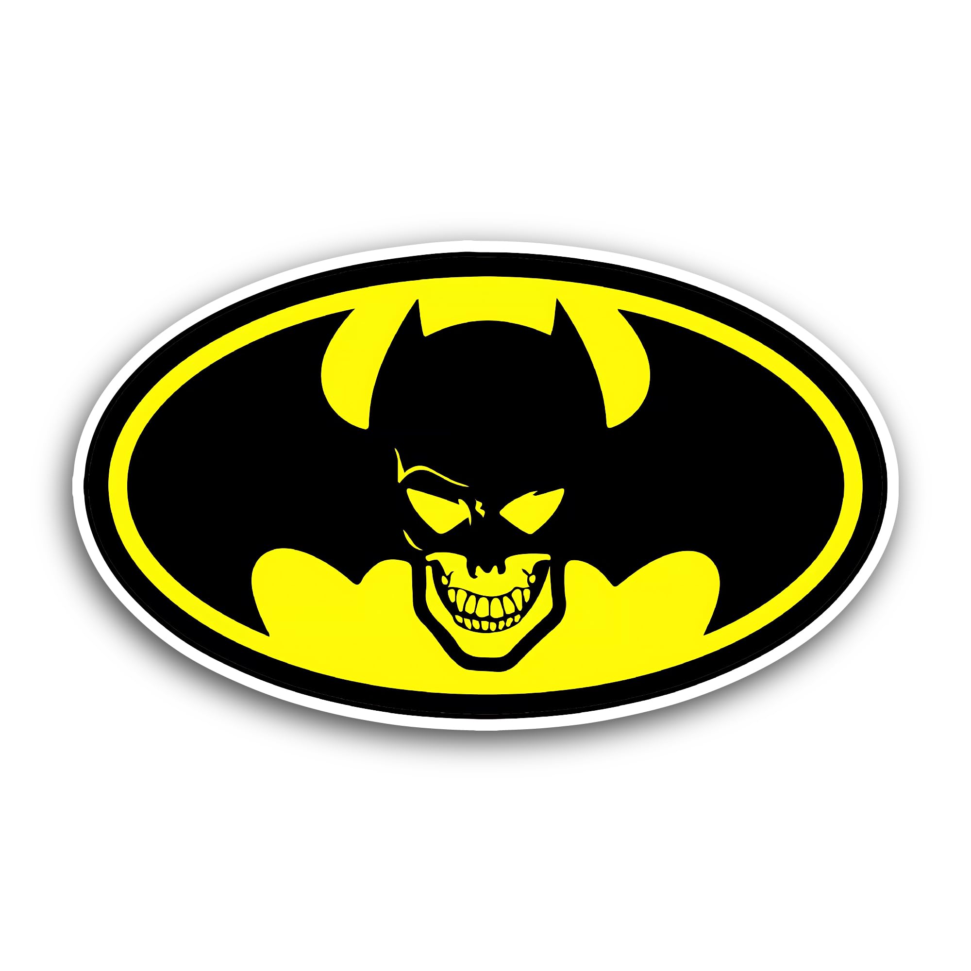 2 (Pieces) 3" and 5" Line Art Sport Helmet Sticker, Waterproof Vinyl Decals for Many Purpose Like Ca