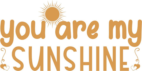 Inspirational Quote You are My Sunshine Motivational Sticker Vinyl Decal Motivation Stickers- 5