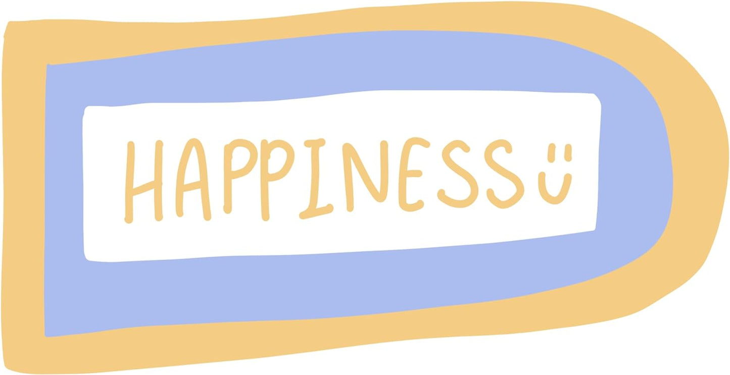 Inspirational Quote Happiness Motivational Sticker Vinyl Decal Motivation Stickers- 5" Vinyl Sticker Waterproof