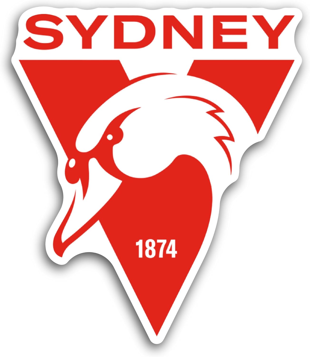 2 (Pieces) 3" and 5" Sydney Sw@ns Decal Sticker, Waterproof Vinyl Decals for Many Purpose Like Cars, Trucks, Laptops, Phones, Windows and More