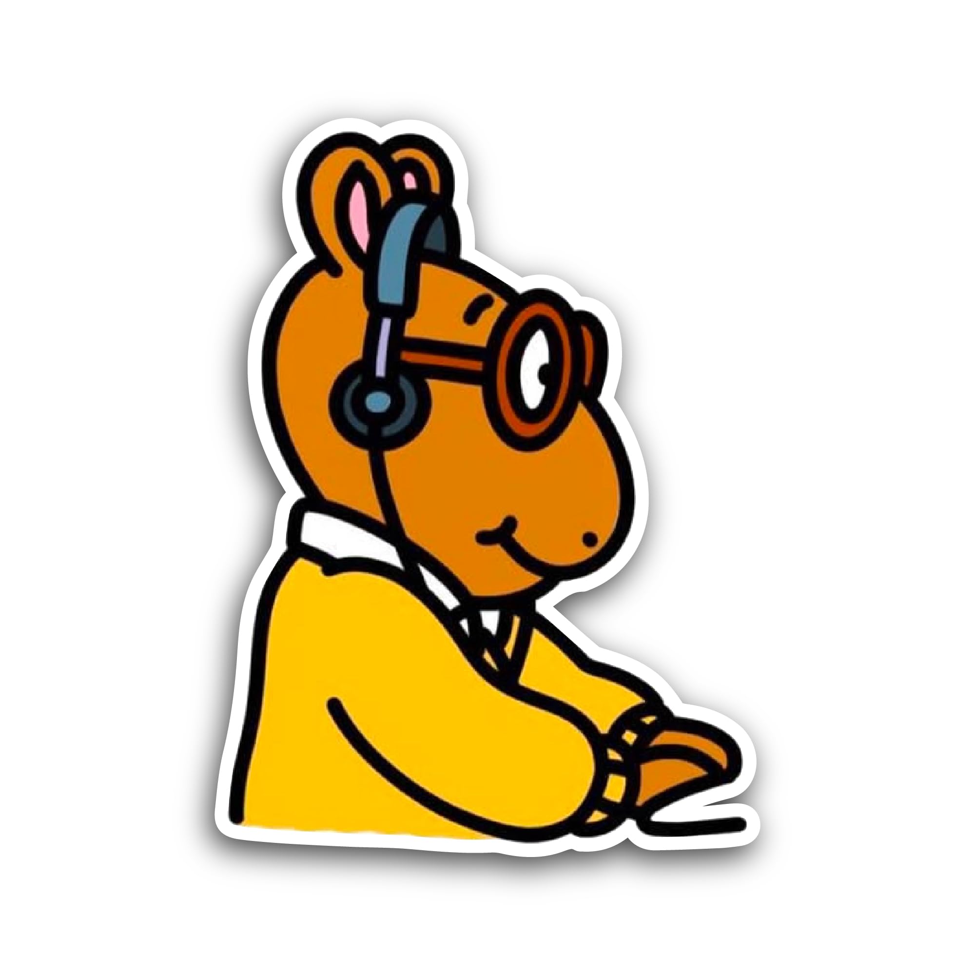 2 (Pieces) 3" and 5" Cozy Reading Reminder Sticker, Waterproof Vinyl Decals for Many Purpose Like Ca