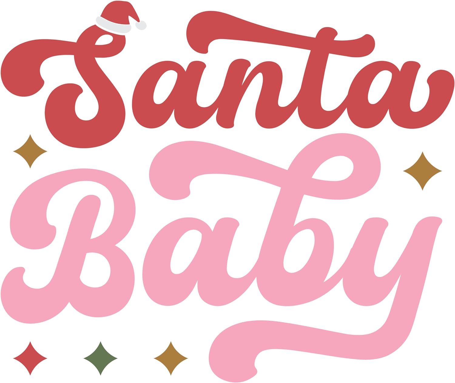 Inspirational Quote Santa Baby Motivational Sticker Vinyl Decal Motivation Stickers- 5" Vinyl Sticker Waterproof