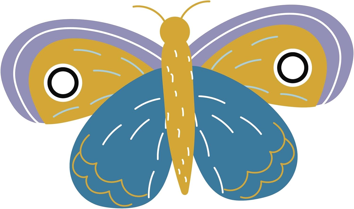 Inspirational Quote Childish Boho Vintage Butterfly Motivational Sticker Vinyl Decal Motivation Stickers- 5" Vinyl Sticker Waterproof