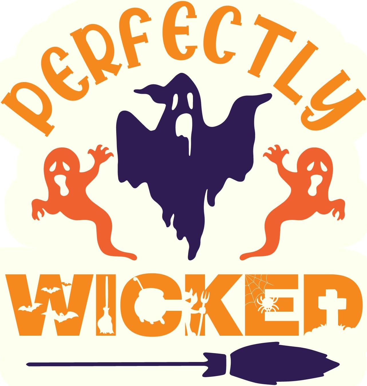 Inspirational Quote Perfectly Wicked Motivational Sticker Vinyl Decal Motivation Stickers- 5" Vinyl Sticker Waterproof
