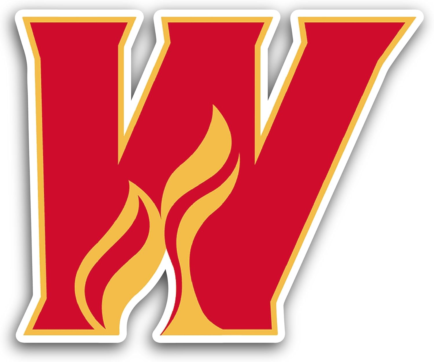 2 (Pieces) 3" and 5" Calgary Wr@nglers Sticker, Waterproof Vinyl Decals for Many Purpose Like Cars, Trucks, Laptops, Phones, Windows and More