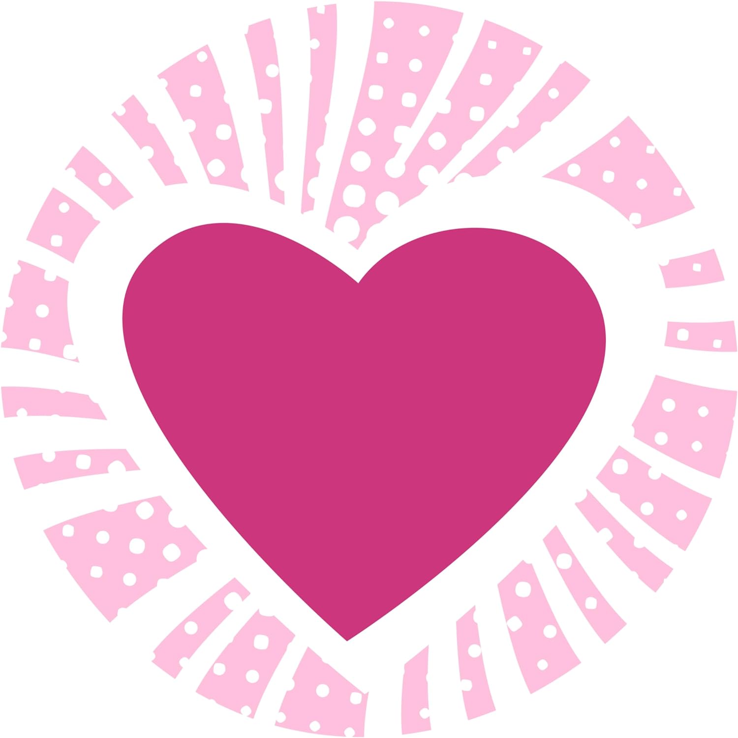 Inspirational Quote Pink Heart Decoration Motivational Sticker Vinyl Decal Motivation Stickers- 5" Vinyl Sticker Waterproof