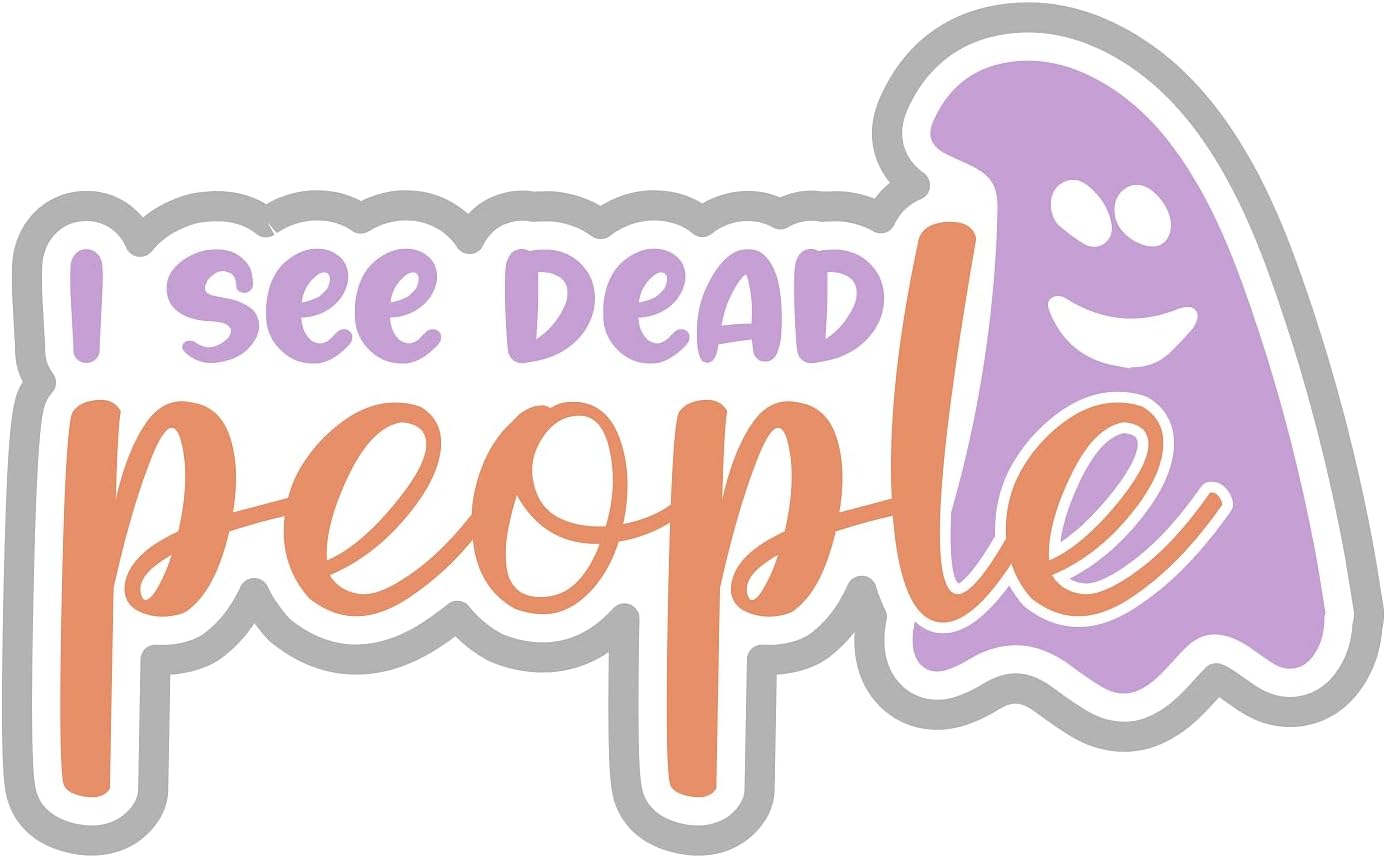 Inspirational Quote I Sea Dead People Motivational Sticker Vinyl Decal Motivation Stickers- 5" Vinyl Sticker Waterproof