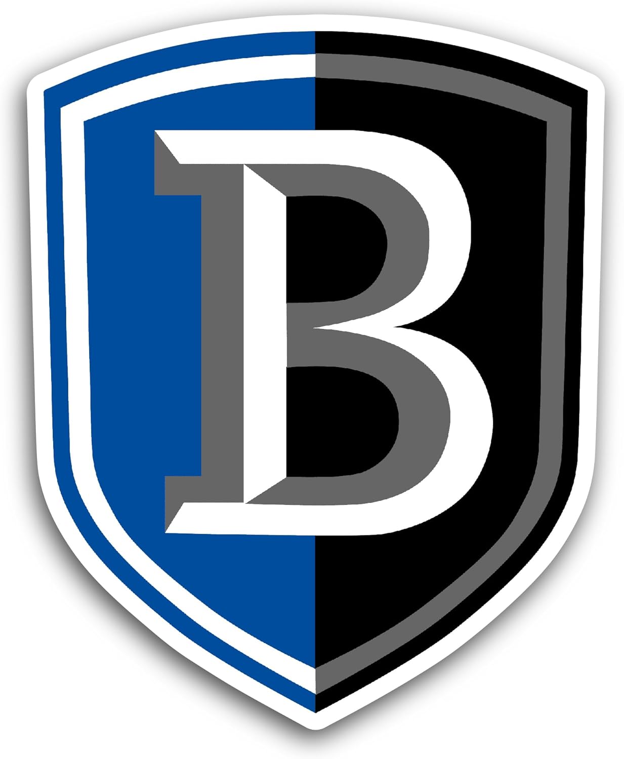 2 (Pieces) 3" and 5" Bentley Falc0ns Logo Sticker, Waterproof Vinyl Decals for Many Purpose Like Cars, Trucks, Laptops, Phones, Windows and More