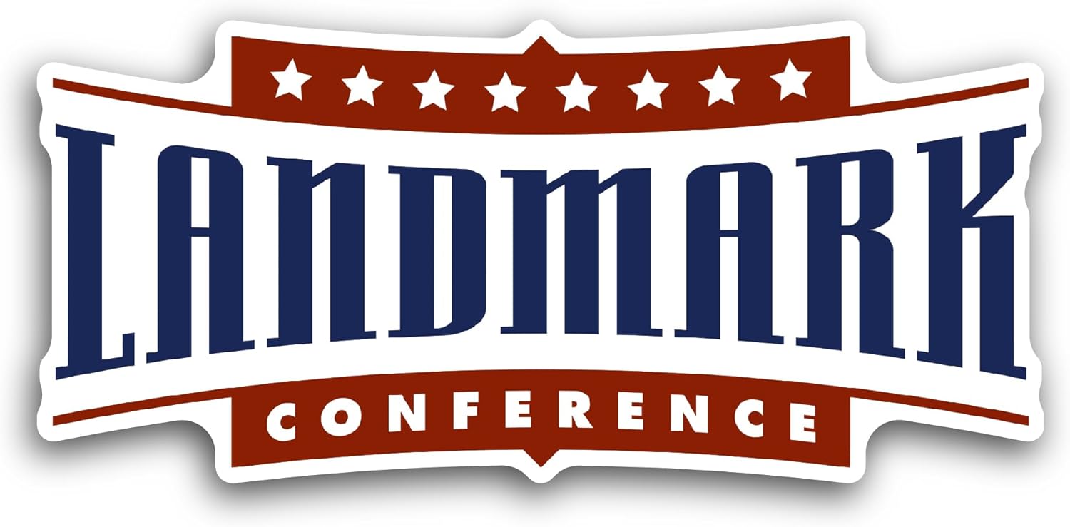2 (Pieces) 3" and 5" Landmark C0nference Sticker, Waterproof Vinyl Decals for Many Purpose Like Cars, Trucks, Laptops, Phones, Windows and More