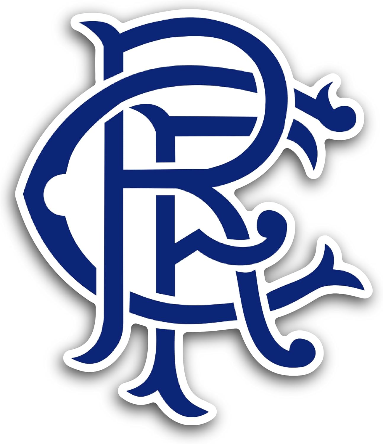 2 (Pieces) 3" and 5" Rangers F00tball Club Sticker, Waterproof Vinyl Decals for Many Purpose Like Cars, Trucks, Laptops, Phones, Windows and More