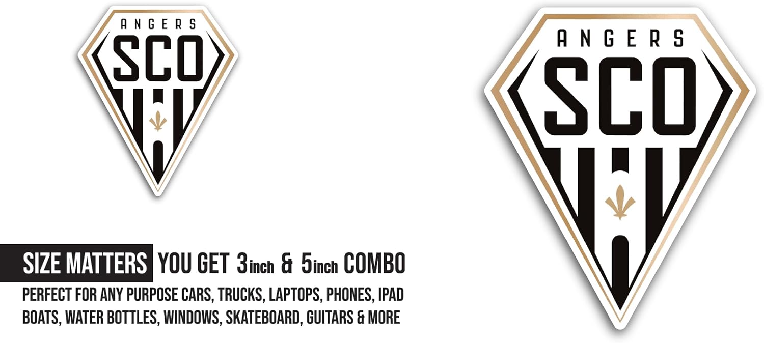2 (Pieces) 3" and 5" RSC Anderl3cht Sticker, Waterproof Vinyl Decals for Many Purpose Like Cars, Trucks, Laptops, Phones, Windows and More