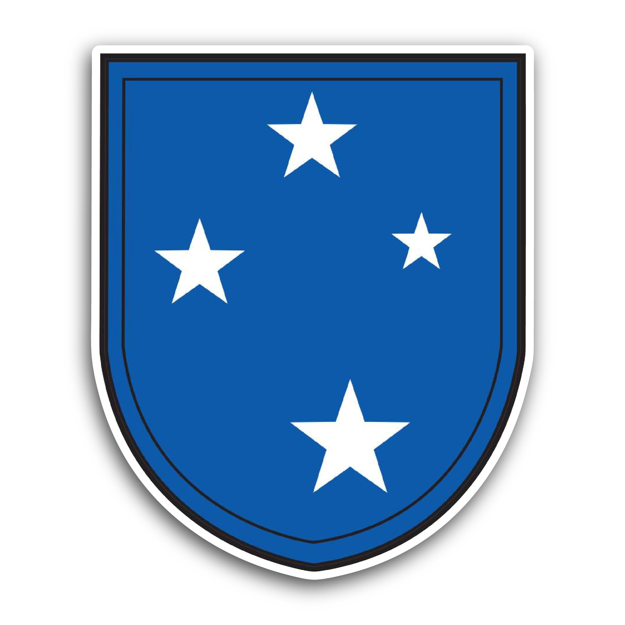 2 (Pieces) 3" and 5" Donald Trump Hugging Flag Sticker, Waterproof Vinyl Decals for Many Purpose Lik