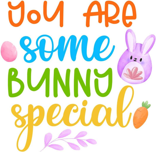 Inspirational Quote "You are Some Bunny Special" Motivational Sticker Vinyl Decal Motivation Stickers- 5" Vinyl Sticker Waterproof