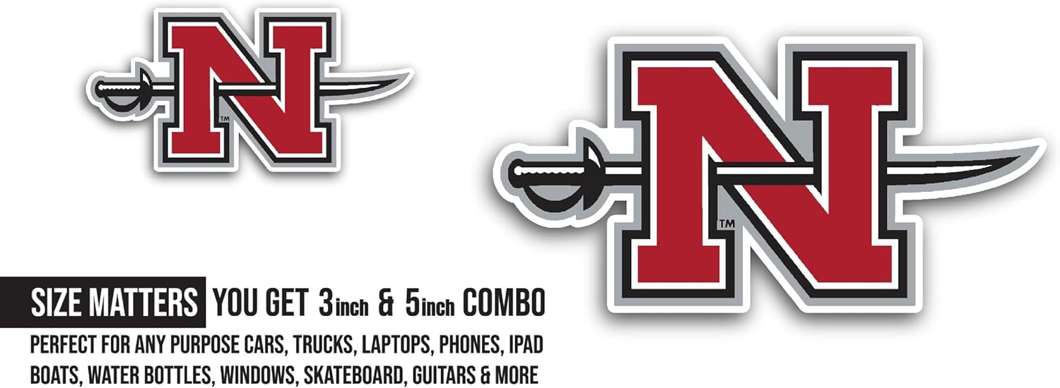 2 (Pieces) 3" and 5" Nicholls C0lonel Sticker, Waterproof Vinyl Decals for Many Purpose Like Cars, Trucks, Laptops, Phones, Windows and More
