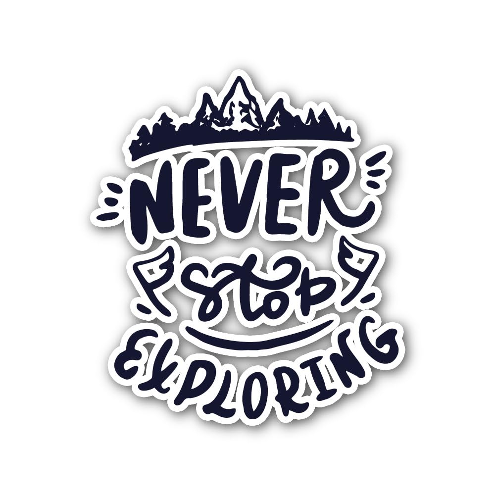 for God so Loved The World That he gave his one and only Son Sticker - 5" Vinyl Sticker Waterproof V