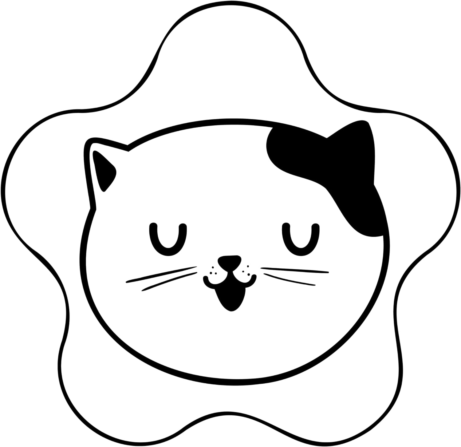 Inspirational Quote "Cat in Star Sketch" Motivational Sticker Vinyl Decal Motivation Stickers- 5" Vinyl Sticker Waterproof