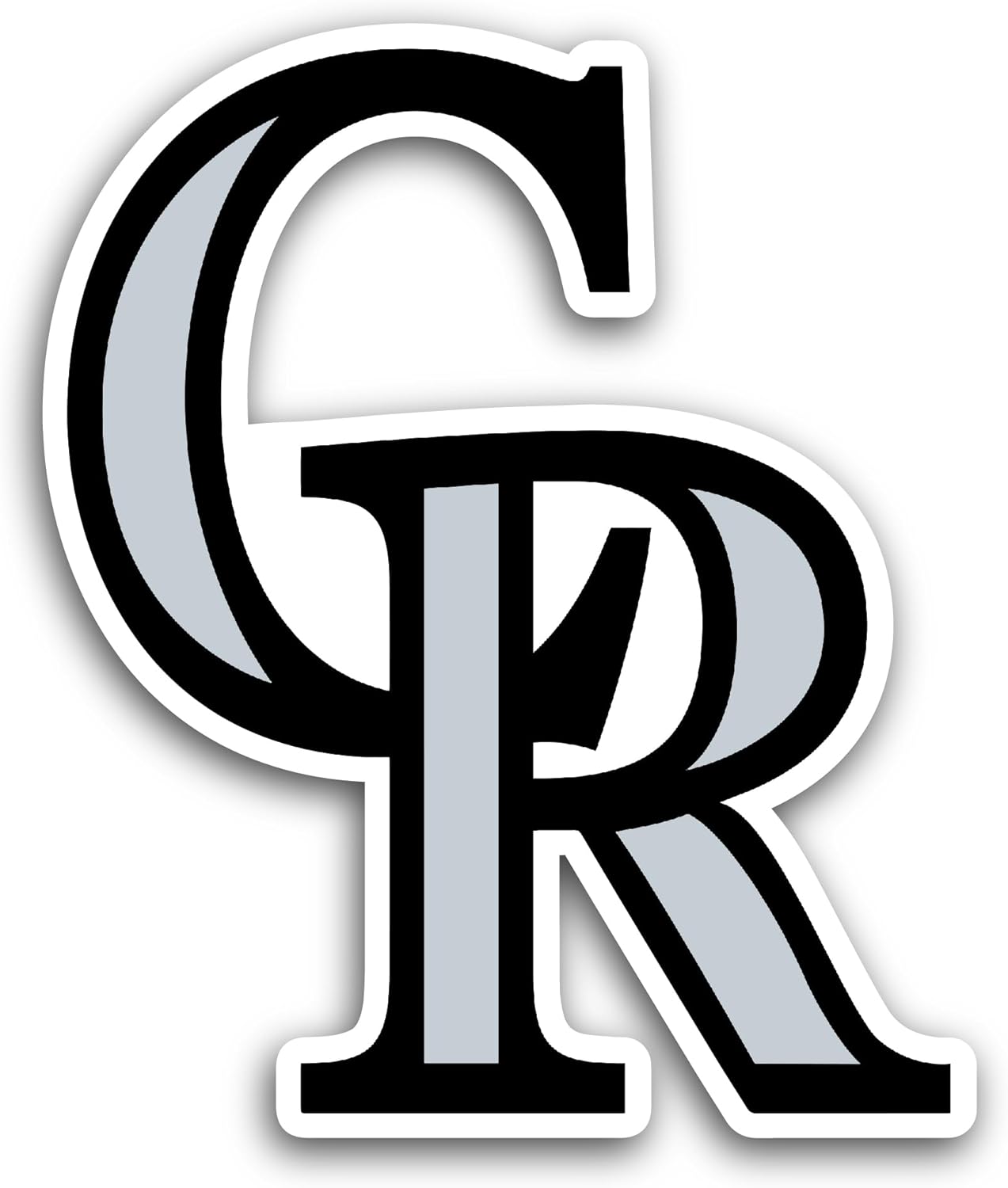 2 (Pieces) 3" and 5" C0lorado Rockies Sticker, Waterproof Vinyl Decals for Many Purpose Like Cars, Trucks, Laptops, Phones, Windows and More