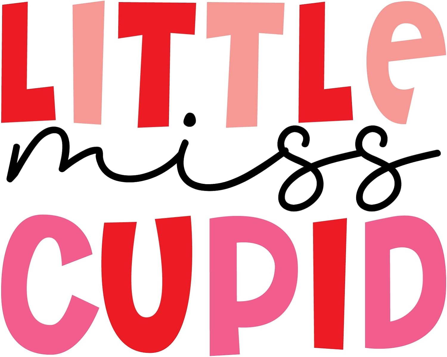 Inspirational Quote Little Miss Cupid Motivational Sticker Vinyl Decal Motivation Stickers- 5" Vinyl Sticker Waterproof