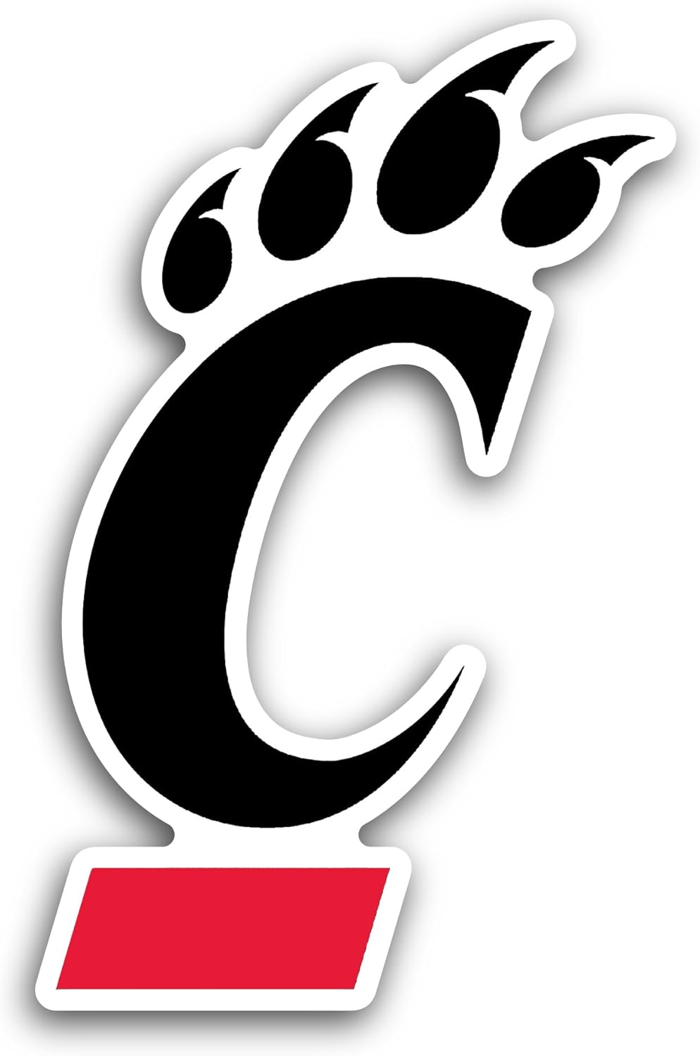 2 (Pieces) 3" and 5" Cincinnati B3arcats Sticker, Waterproof Vinyl Decals for Many Purpose Like Cars, Trucks, Laptops, Phones, Windows and More