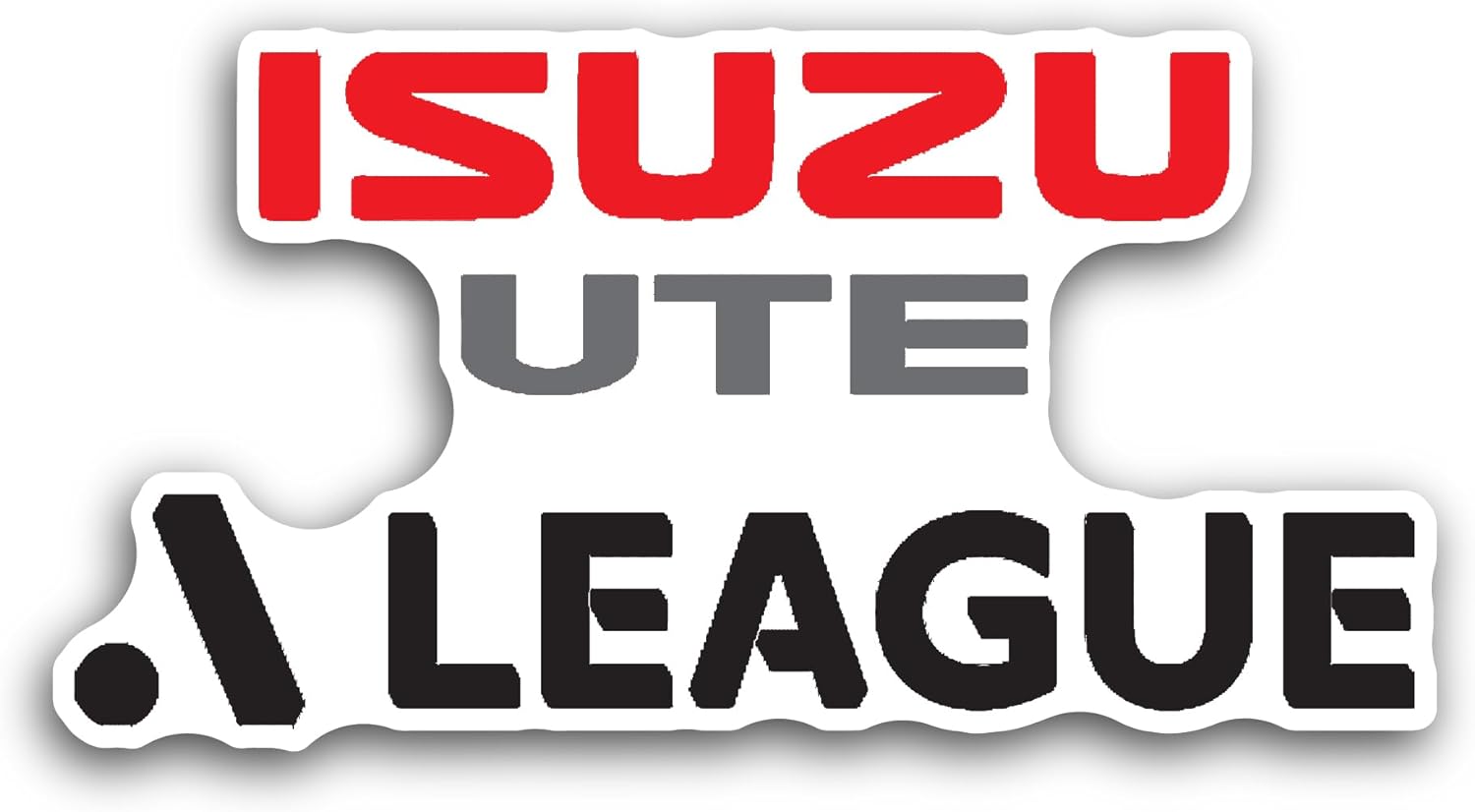 2 (Pieces) 3" and 5" Isuzu UTE A-Le@GUE Sticker, Waterproof Vinyl Decals for Many Purpose Like Cars, Trucks, Laptops, Phones, Windows and More