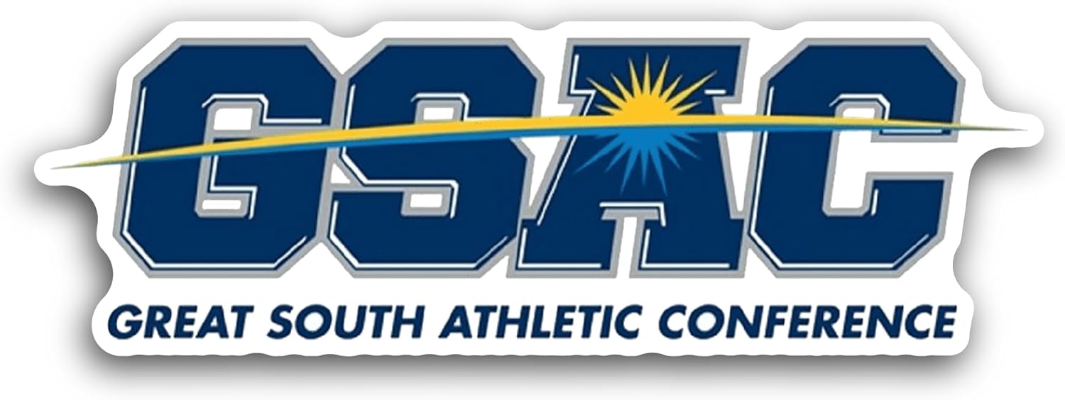2 (Pieces) 3" and 5" Great S0uth Athletic Conference Sticker, Waterproof Vinyl Decals for Many Purpose Like Cars, Trucks, Laptops, Phones, Windows and More