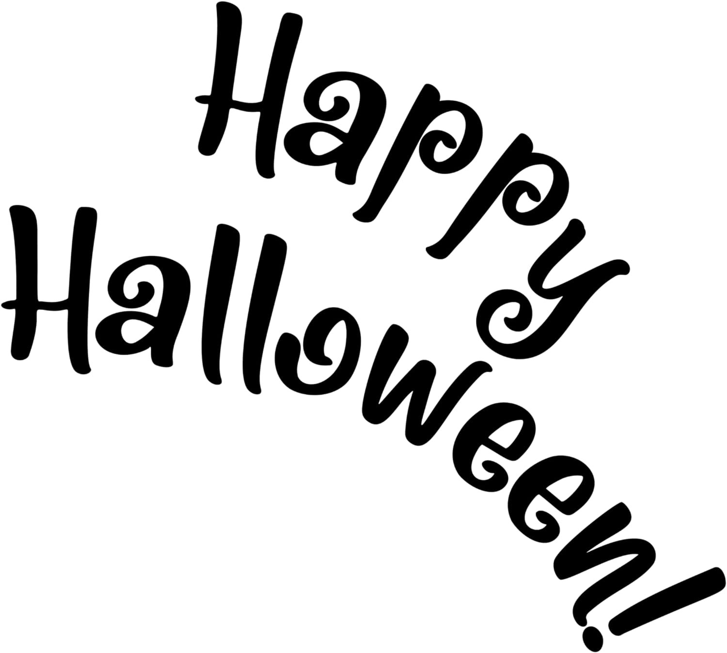 Inspirational Quote Happy Halloween! Motivational Sticker Vinyl Decal Motivation Stickers- 5" Vinyl Sticker Waterproof