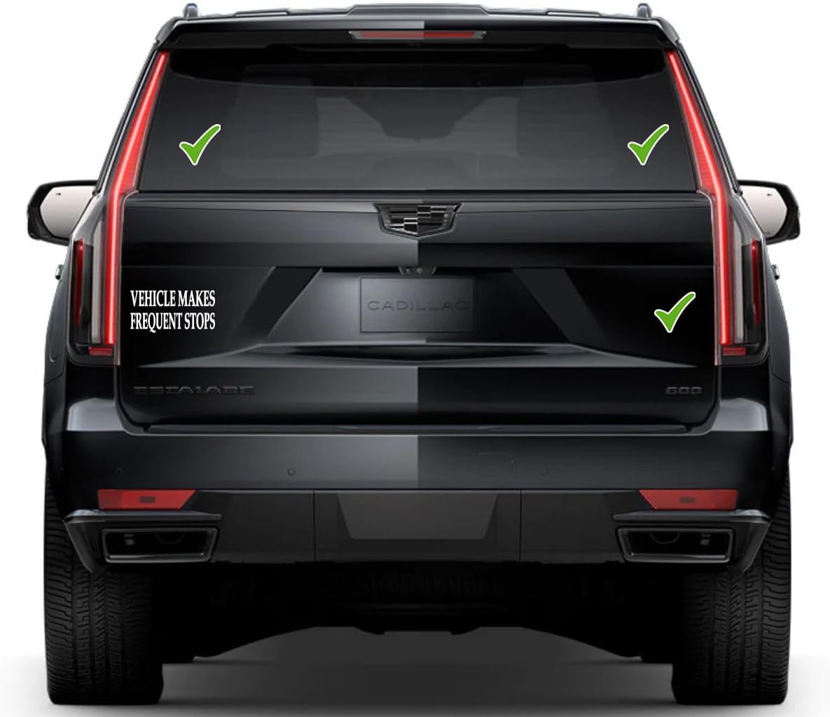 Frequent Stops Window Vinyl Decal Sticker 6" (White), Waterproof Vinyl Decals for Many Purpose Like Cars, Trucks, Laptops, Phones, Windows and More