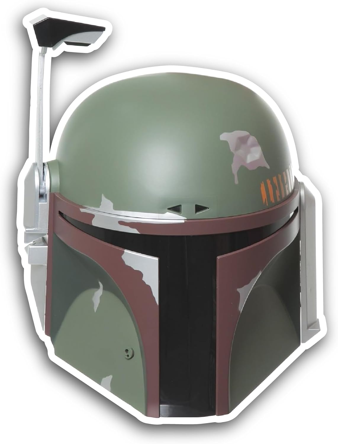 2 (Pieces) 3" and 5" Green Empire Helmet Sticker, Waterproof Vinyl Decals for Many Purpose Like Cars, Trucks, Laptops, Phones, Windows and More