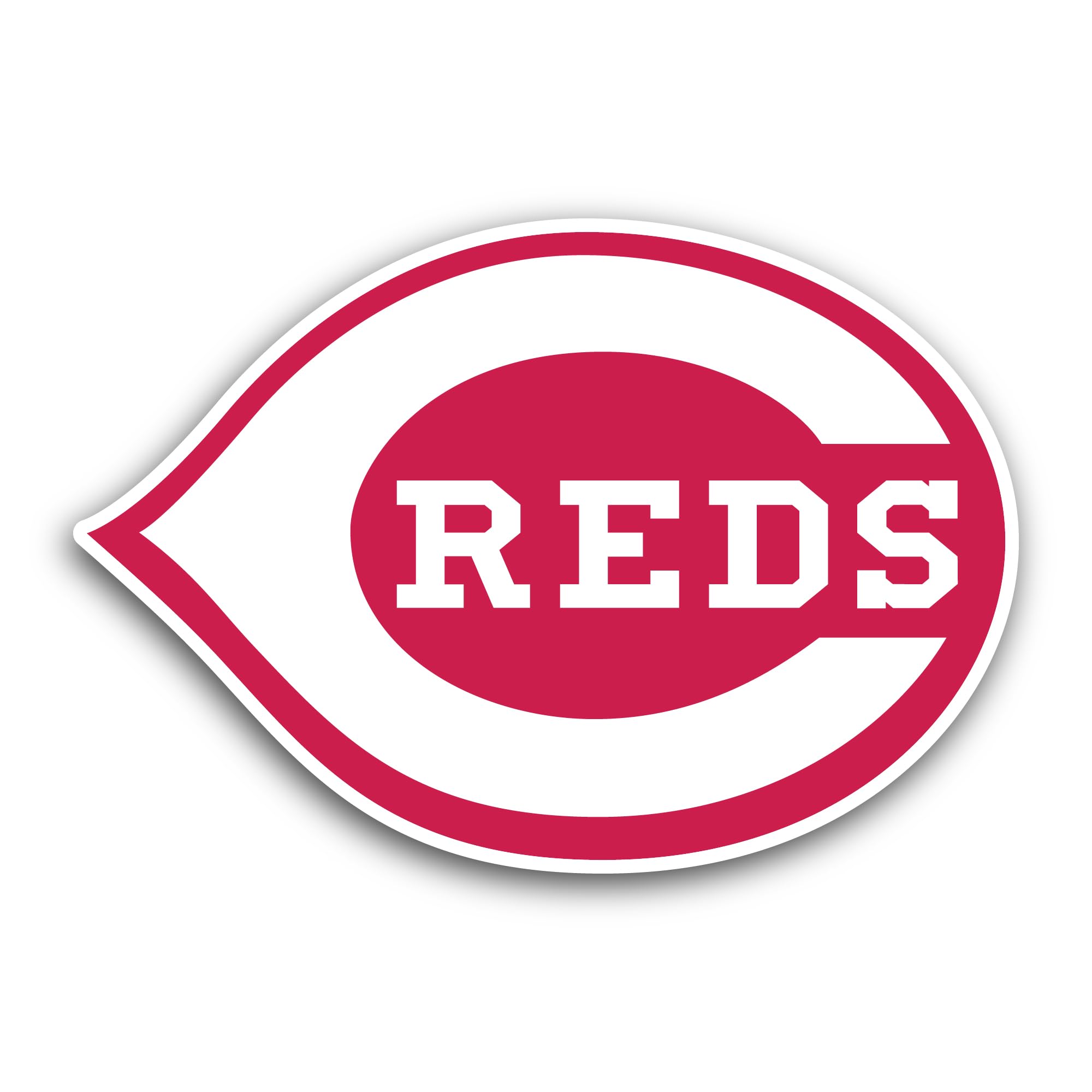 2 (Pieces) 3" and 5" Cincinnati R3dsSticker, Waterproof Vinyl Decals for Many Purpose Like Cars, Tru