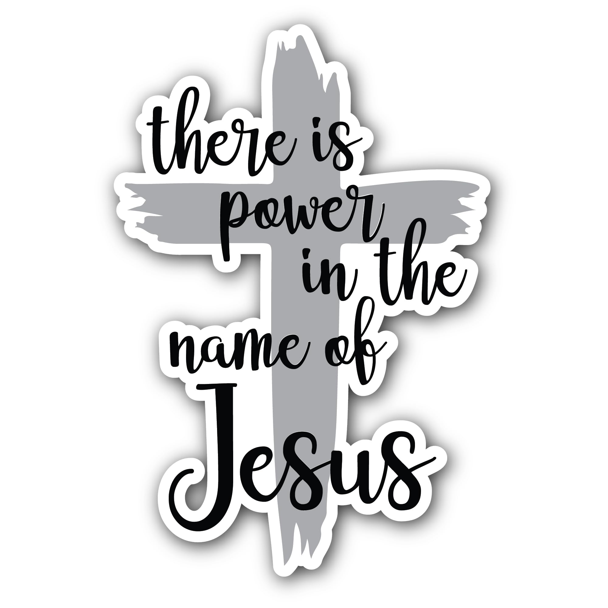 2 (Pieces) 3" and 5" There is Power Sticker, Waterproof Vinyl Decals for Many Purpose Like Cars, Tru