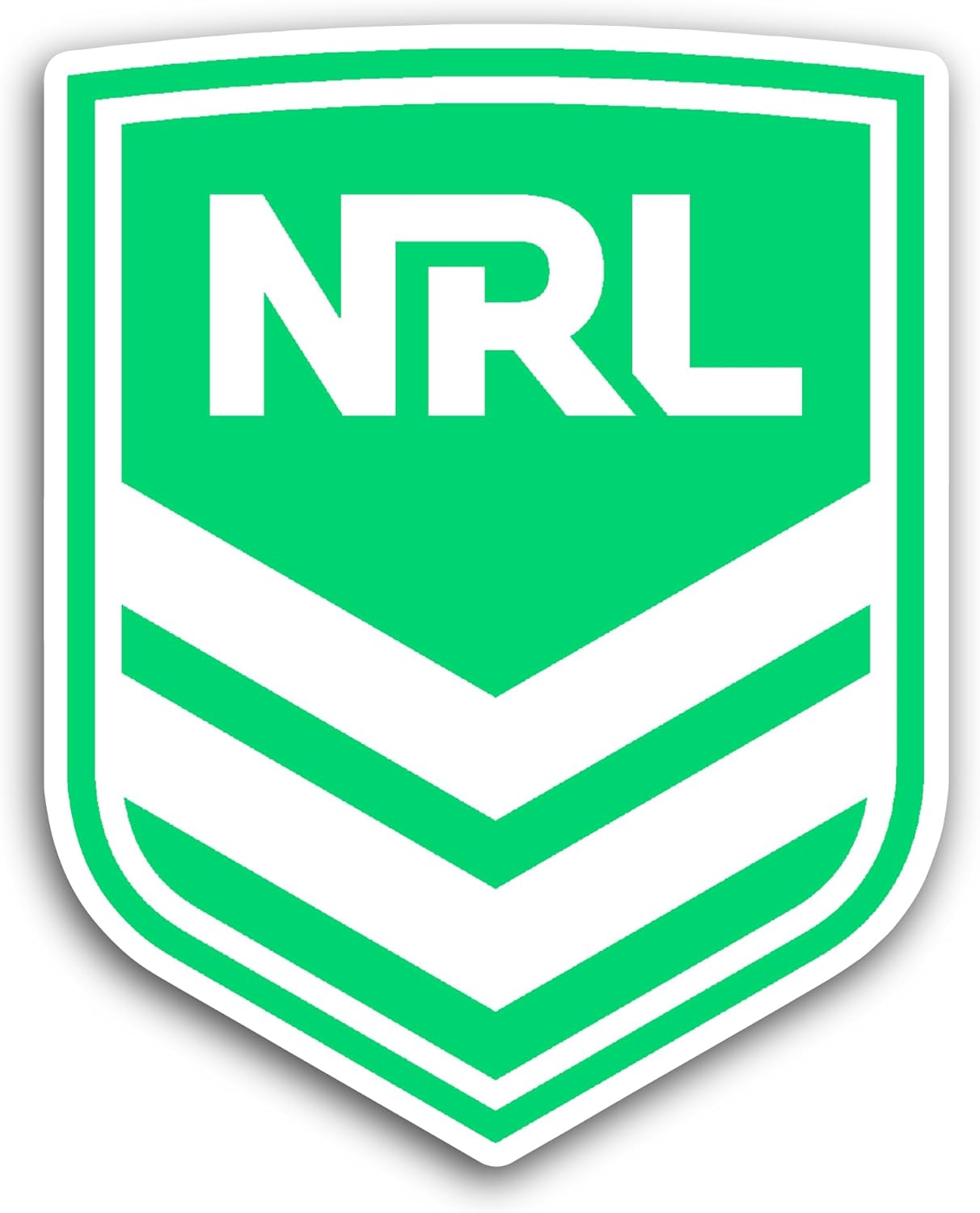 2 (Pieces) 3" and 5" Nati0nal Rugby League Sticker, Waterproof Vinyl Decals for Many Purpose Like Cars, Trucks, Laptops, Phones, Windows and More