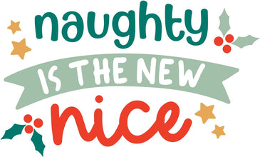 Inspirational Quote Naughty is The New Nice Sticker Motivational Sticker Vinyl Decal Motivation Stickers- 5