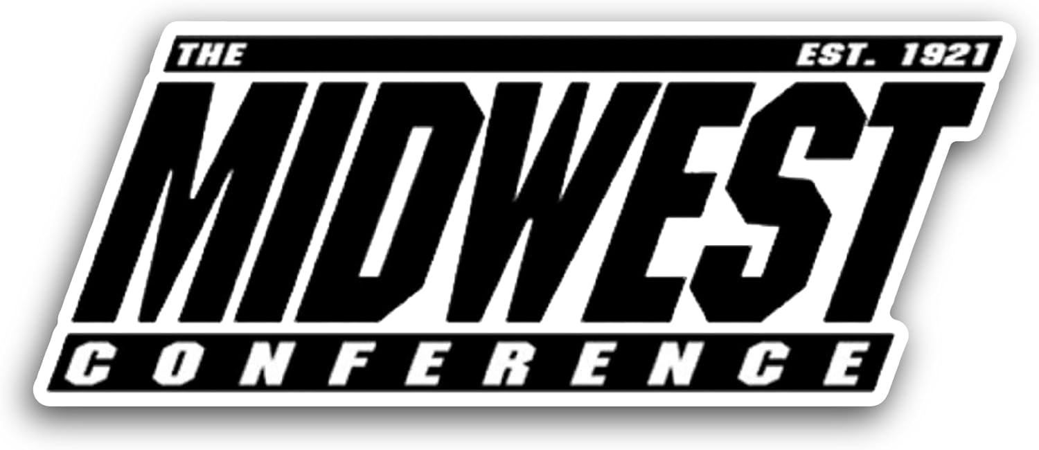 2 (Pieces) 3" and 5" Midwest C0nference Sticker, Waterproof Vinyl Decals for Many Purpose Like Cars, Trucks, Laptops, Phones, Windows and More