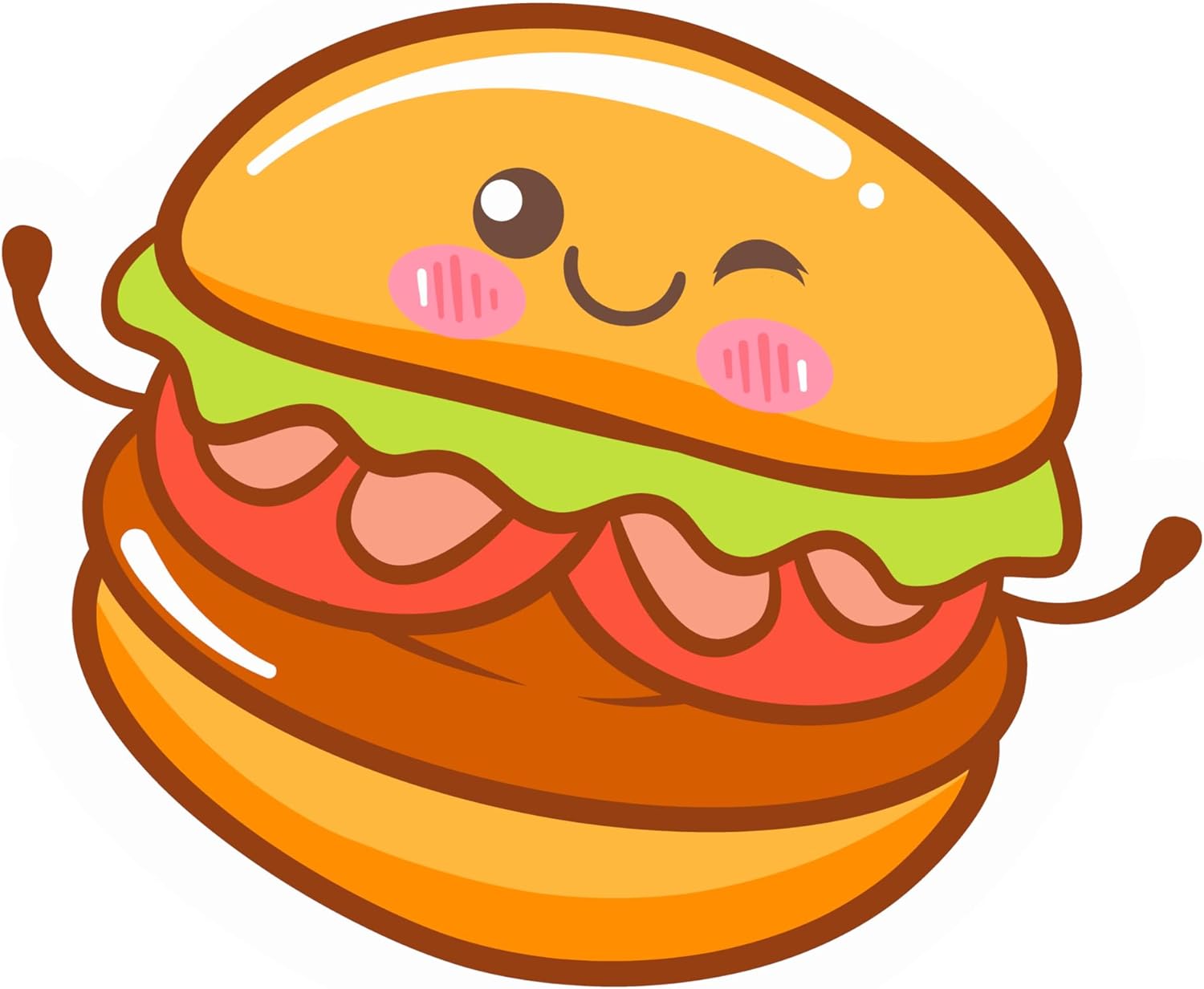 Inspirational Quote Burger Motivational Sticker Vinyl Decal Motivation Stickers- 5" Vinyl Sticker Waterproof