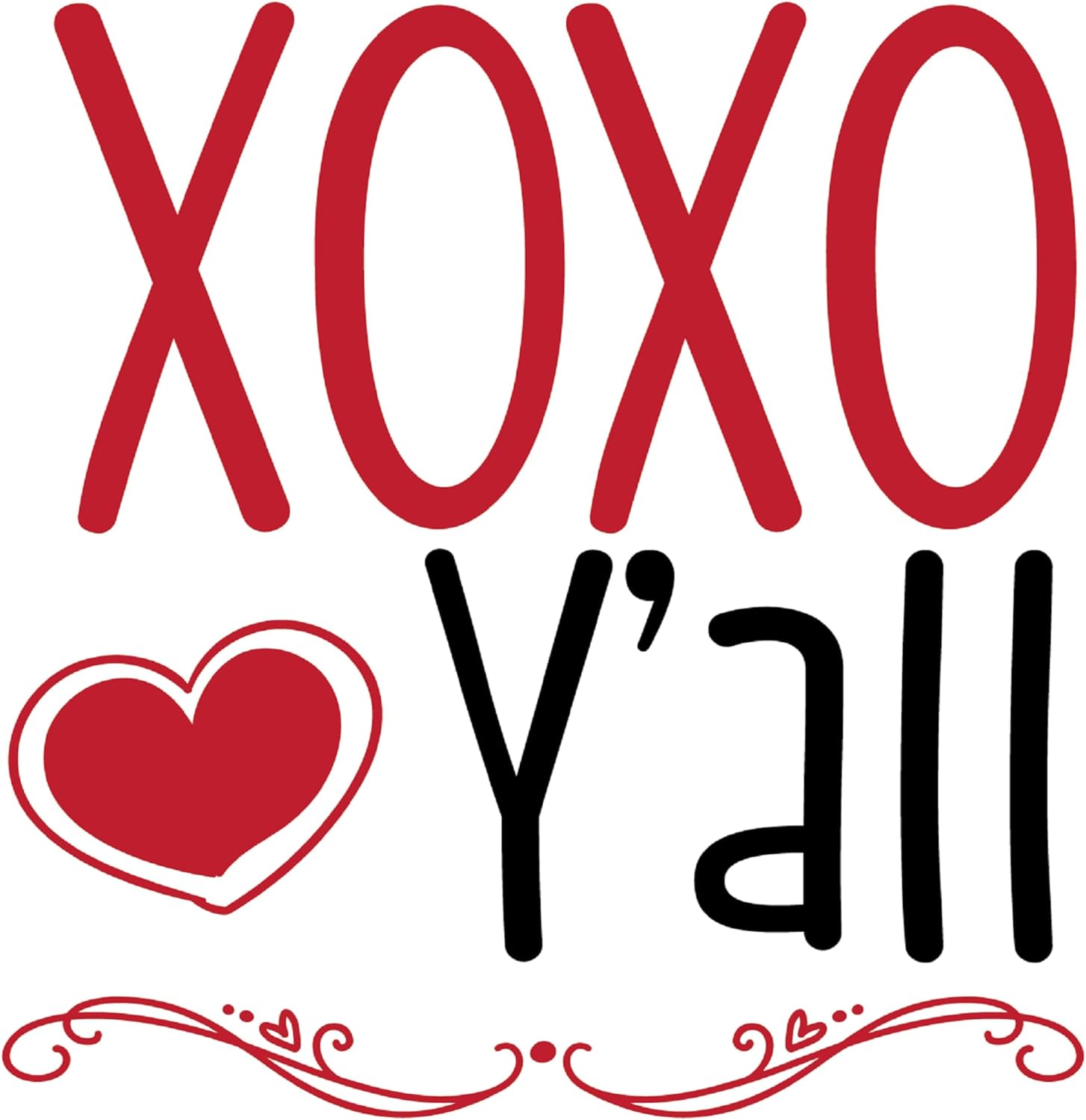 Inspirational Quote XOXO Y`All Motivational Sticker Vinyl Decal Motivation Stickers- 5" Vinyl Sticker Waterproof