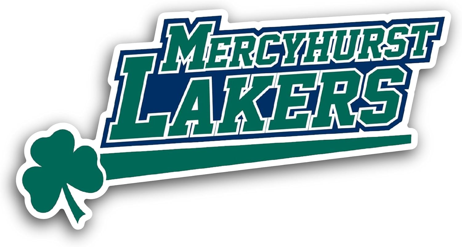 2 (Pieces) 3" and 5" Mercyhurst L@KERS Sticker, Waterproof Vinyl Decals for Many Purpose Like Cars, Trucks, Laptops, Phones, Windows and More