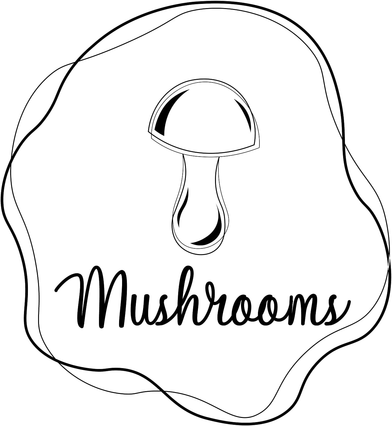 Inspirational Quote Mushrooms Cute Motivational Sticker - Vinyl Decal Motivation Stickers- 5" Vinyl Sticker Waterproof