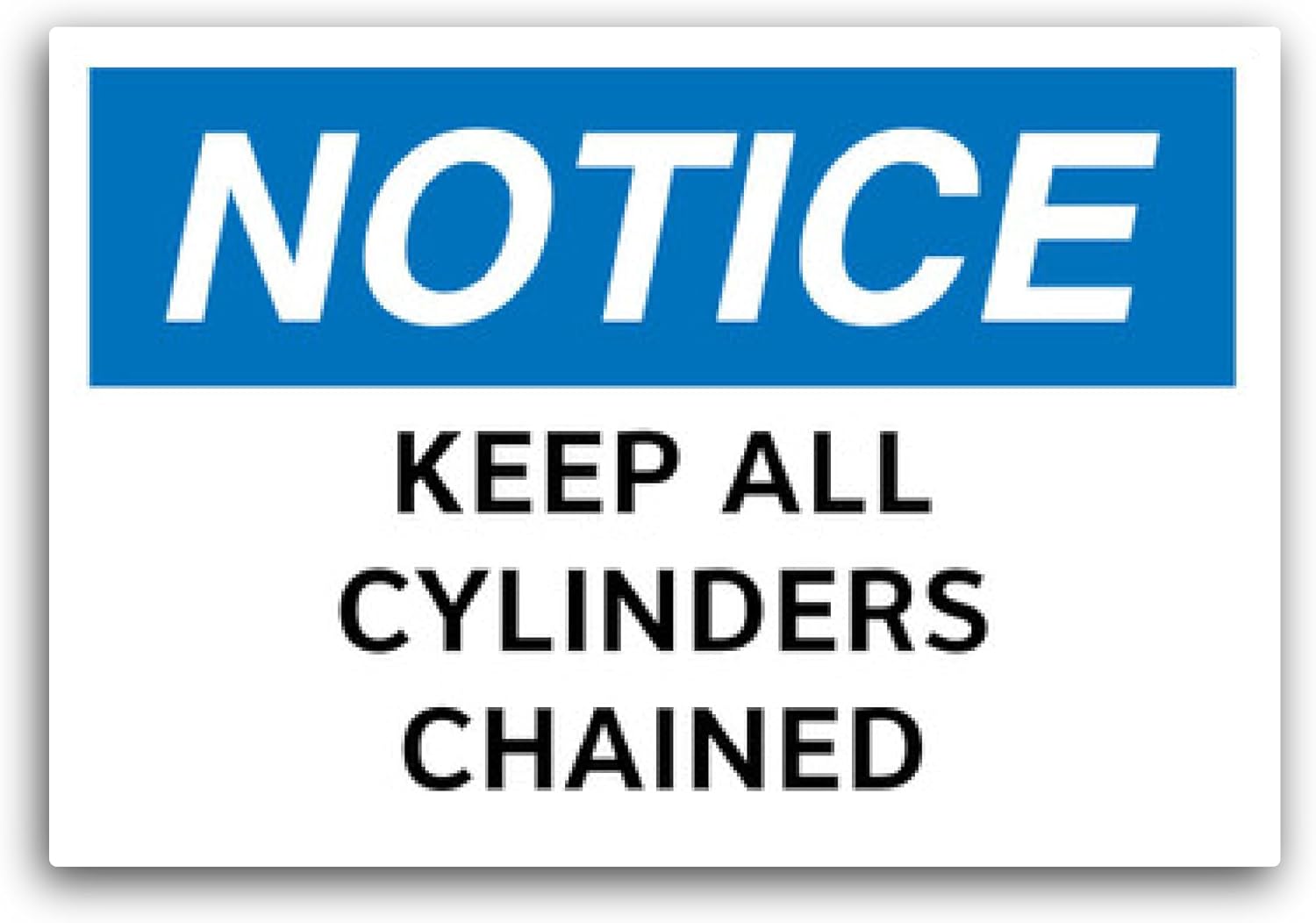 2 (Pieces) 3" and 5" Keep All Cylinders Sticker, Waterproof Vinyl Decals for Many Purpose Like Cars, Trucks, Laptops, Phones, Windows and More