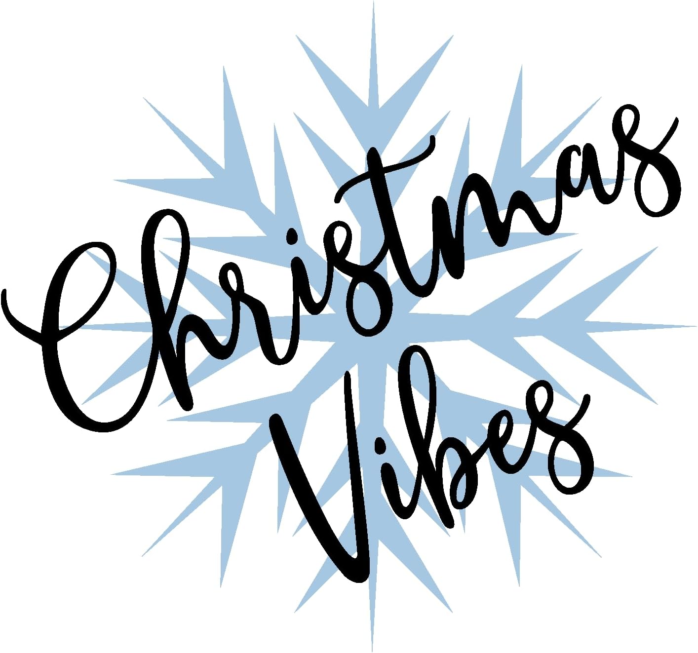 Inspirational Quote Christmas Vibes Motivational Sticker Vinyl Decal Motivation Stickers- 5" Vinyl Sticker Waterproof