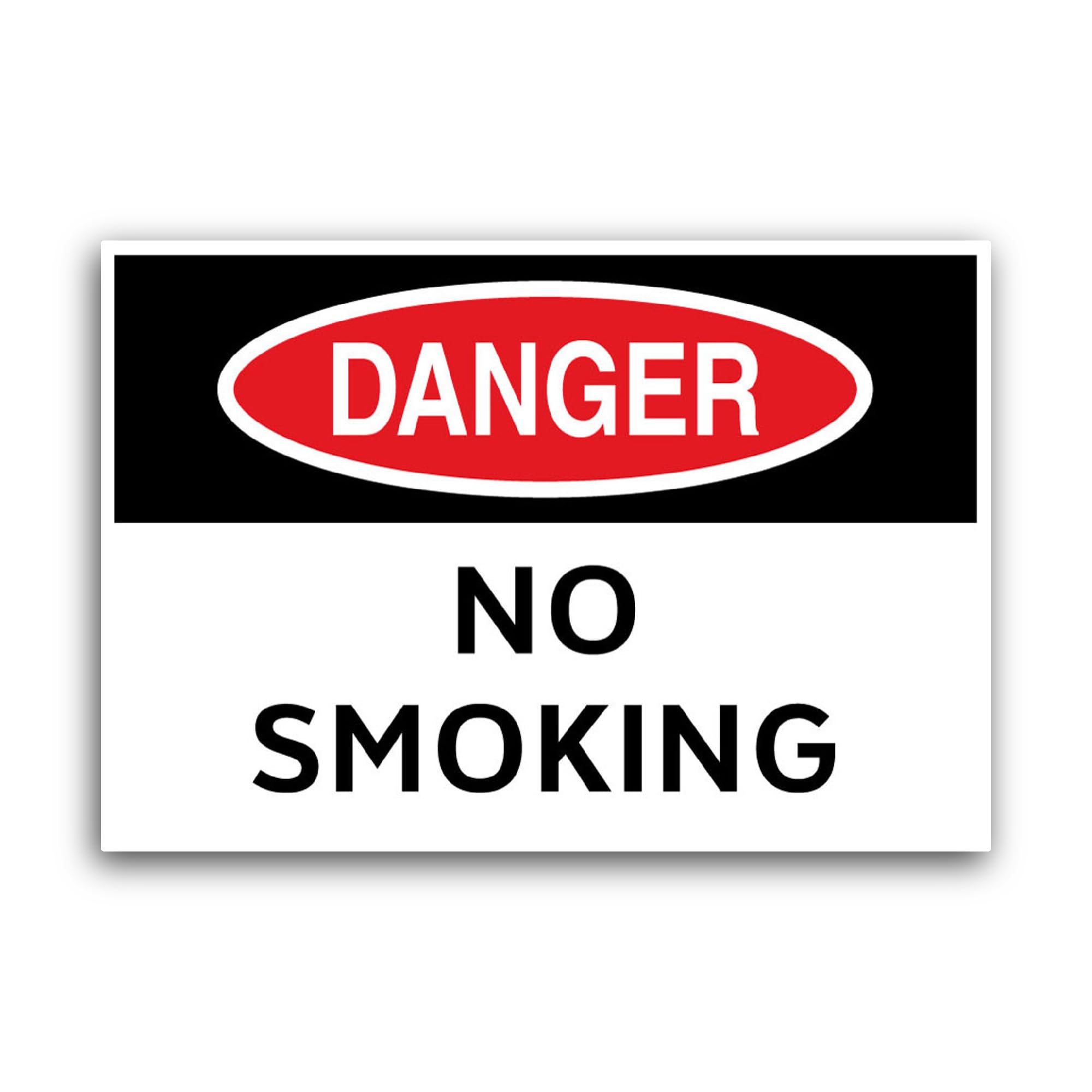 2 (Pieces) 3" and 5" Danger Sticker, Waterproof Vinyl Decals for Many Purpose Like Cars, Trucks, Lap