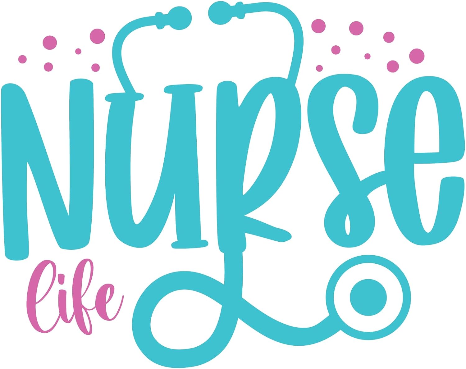 Inspirational Quote "Unique Nurse Life Icon" Motivational Sticker Vinyl Decal Motivation Stickers- 5" Vinyl Sticker Waterproof