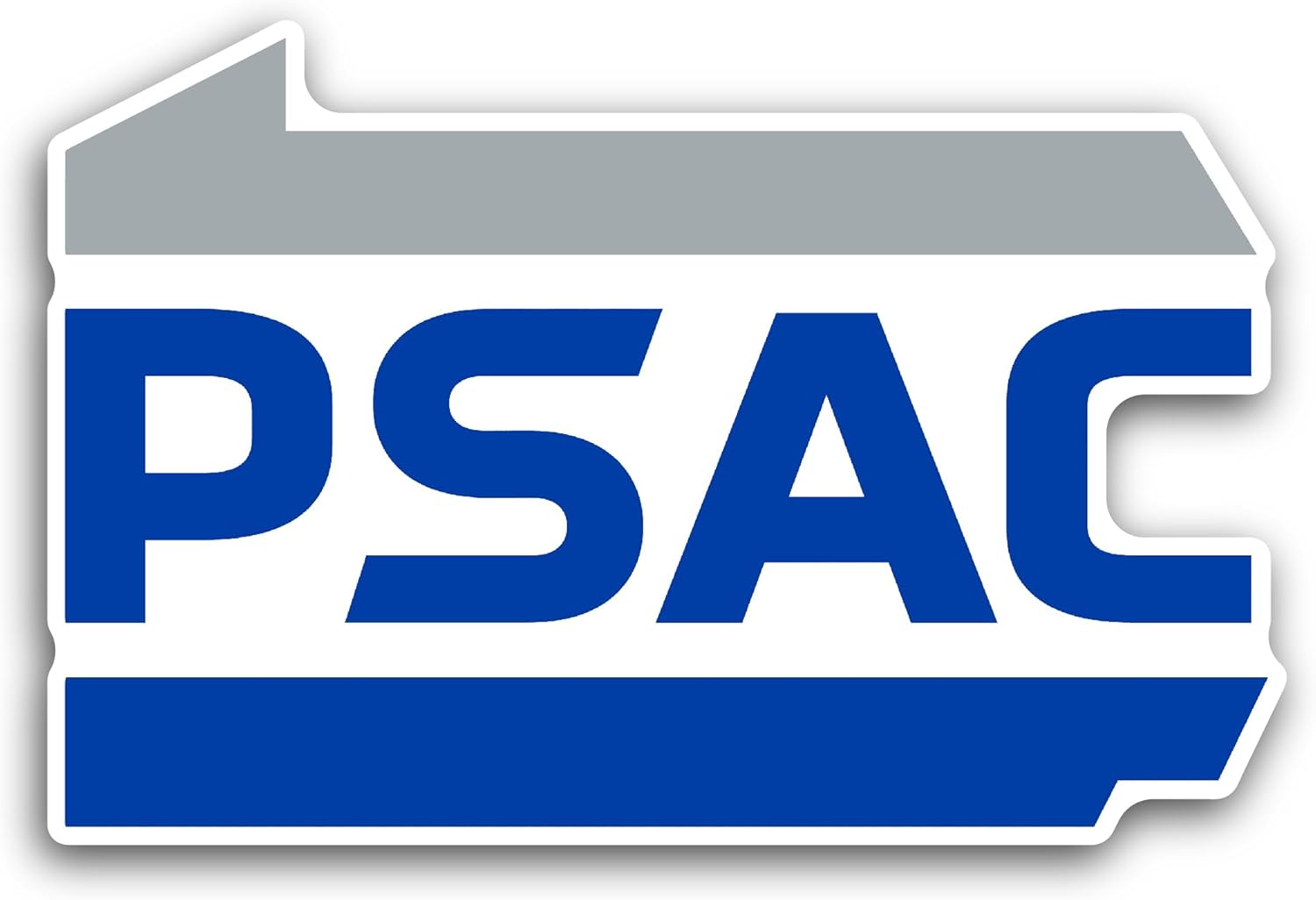 2 (Pieces) 3" and 5" P3nnsylvania State Athletic Conference Sticker, Waterproof Vinyl Decals for Many Purpose Like Cars, Trucks, Laptops, Phones, Windows and More