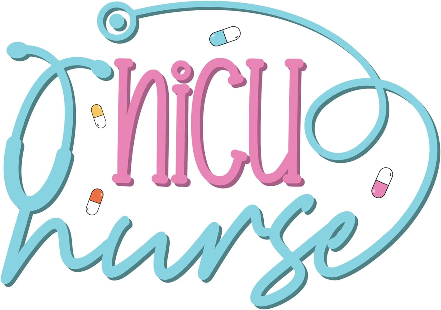 Inspirational Quote "Nicu Nurse" Motivational Sticker Vinyl Decal Motivation Stickers- 5" Vinyl Sticker Waterproof